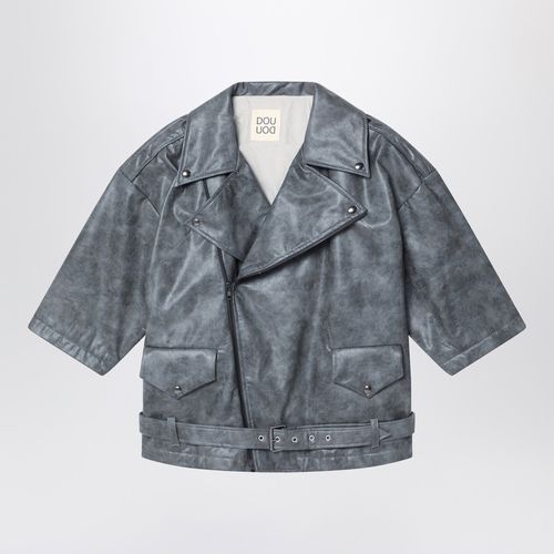 Over Calamita biker jacket in eco-leather - Douuod - Modalova