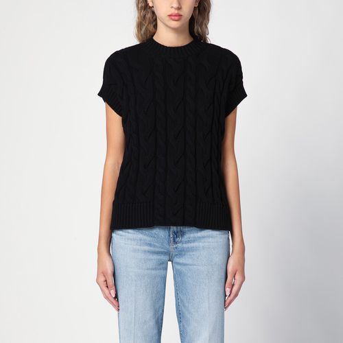 Black cotton woven gilet - 'S Max Mara - Modalova