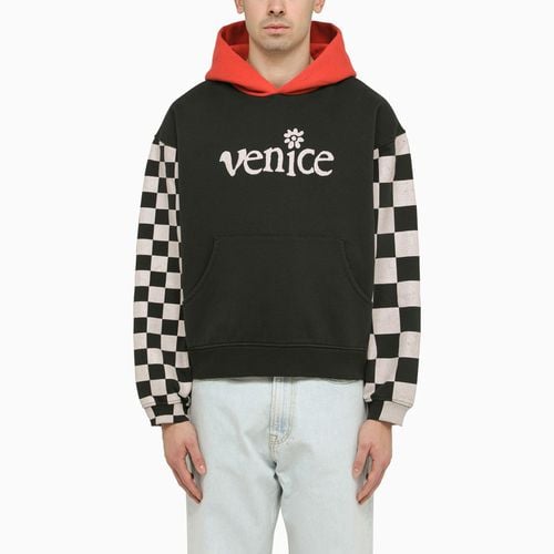 Venice black/white hoodie - ERL - Modalova