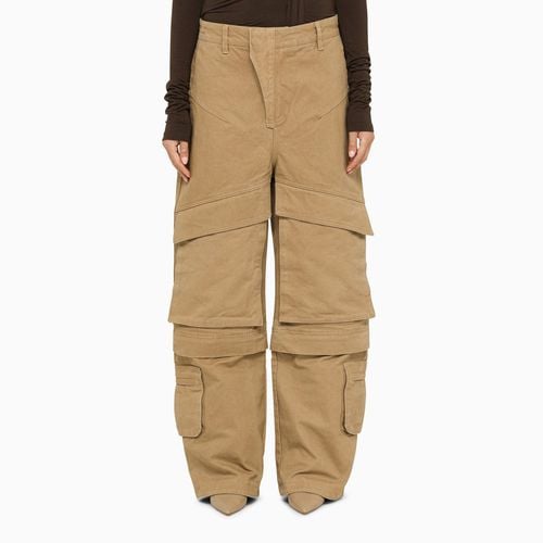 Beige cotton cargo trousers - Entire Studios - Modalova