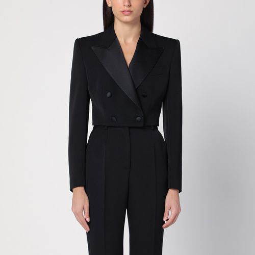 Spencer black wool gabardine tuxedo - Dolce&Gabbana - Modalova