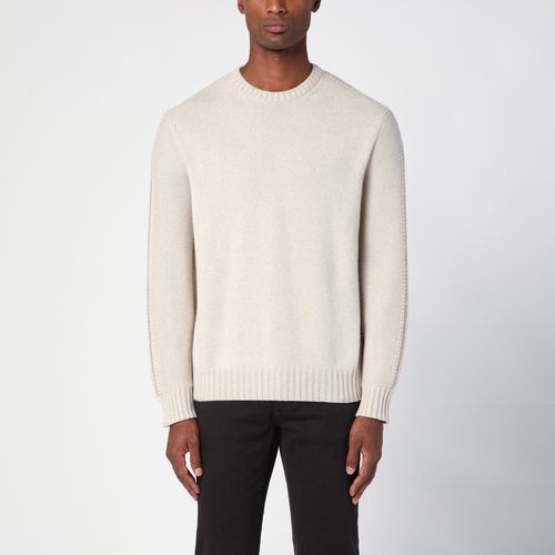 Ivory cashmere crew-neck sweater - Loro Piana - Modalova