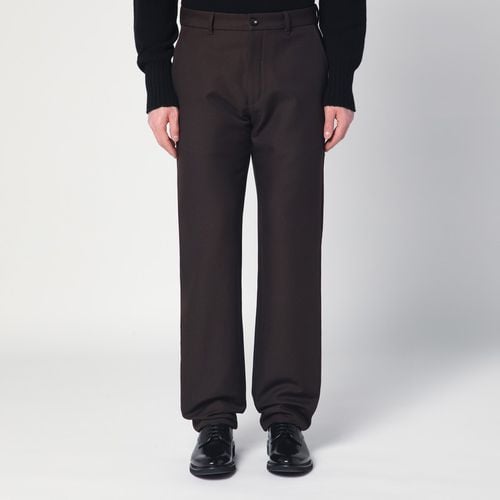 Dark grey pants in wool blend - Loro Piana - Modalova