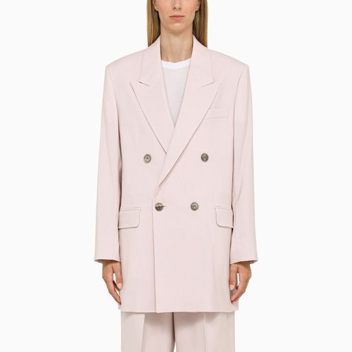 Powder double-breasted jacket - Ami Paris - Modalova