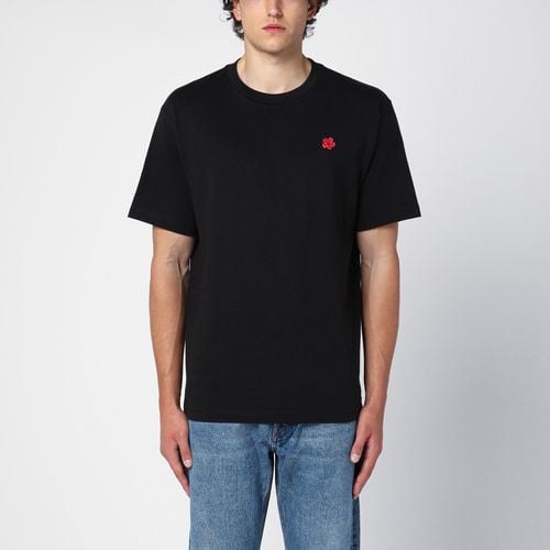 Cotton T-shirt with logo patch - KENZO - Modalova