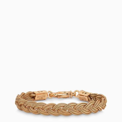 Gold plated braided bracelet - Emanuele Bicocchi - Modalova