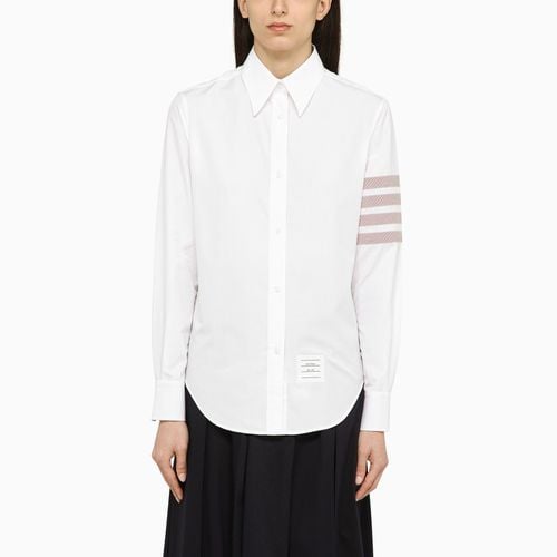 White cotton shirt - Thom Browne - Modalova