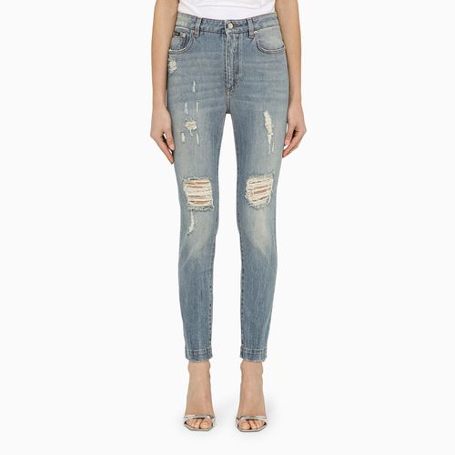 Audry denim skinny jeans with wear and tear - Dolce&Gabbana - Modalova