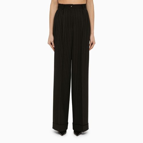 Wool pinstripe trousers - Dolce&Gabbana - Modalova