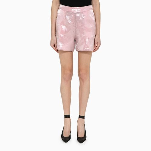 Pink shorts with sequins - Federica Tosi - Modalova