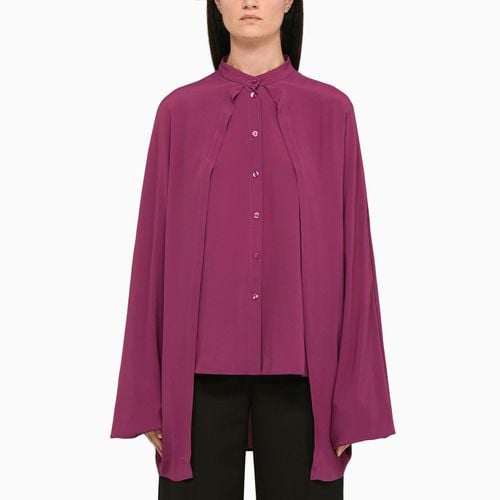 Peonia silk blend shirt - Federica Tosi - Modalova