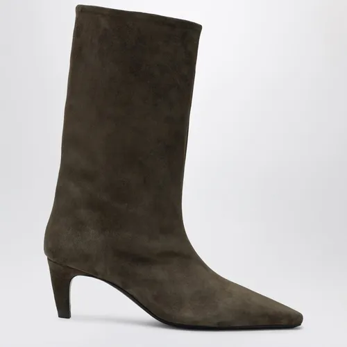 Cave boots in cocoa suede leather - Jude - Modalova