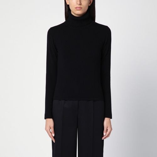 Black cashmere turtleneck jumper - Dolce&Gabbana - Modalova