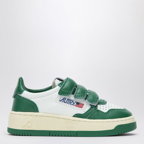 Kidstripes white/green low sneaker - AUTRY - Modalova