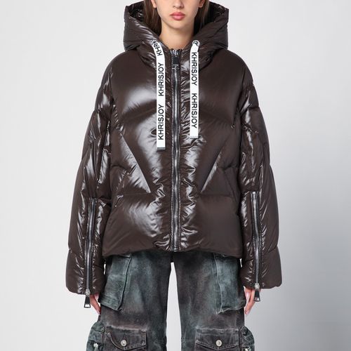 Chocolate Khris Iconic down jacket - Khrisjoy - Modalova