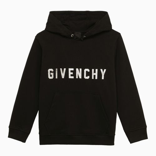 Black cotton hoodie with logo - Givenchy - Modalova