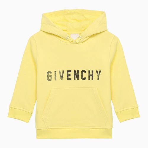 Yellow cotton hoodie with logo - Givenchy - Modalova