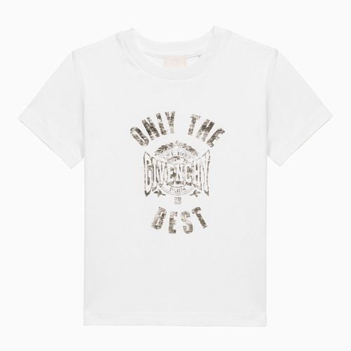 White cotton T-shirt with logo - Givenchy - Modalova