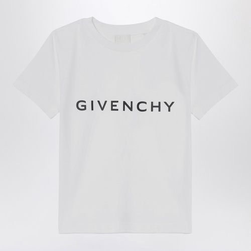 White cotton T-shirt with logo - Givenchy - Modalova