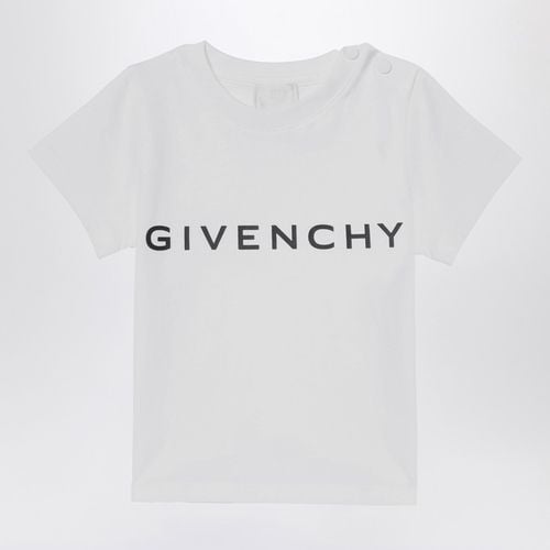 White cotton T-shirt with logo - Givenchy - Modalova