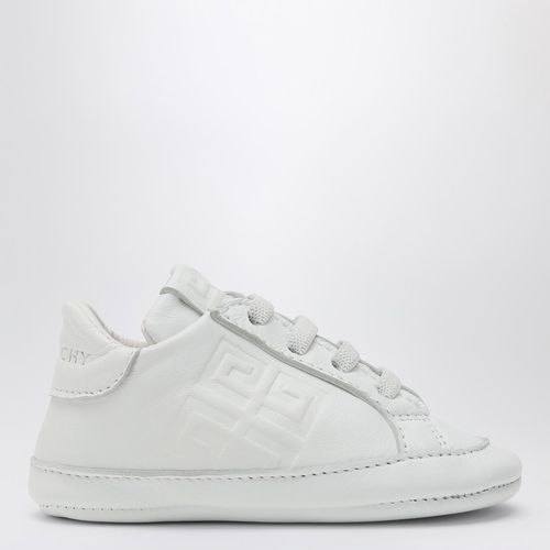 White leather sneaker with logo - Givenchy - Modalova