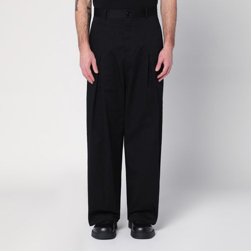 Pantalone a gamba larga in cotone - Loewe - Modalova