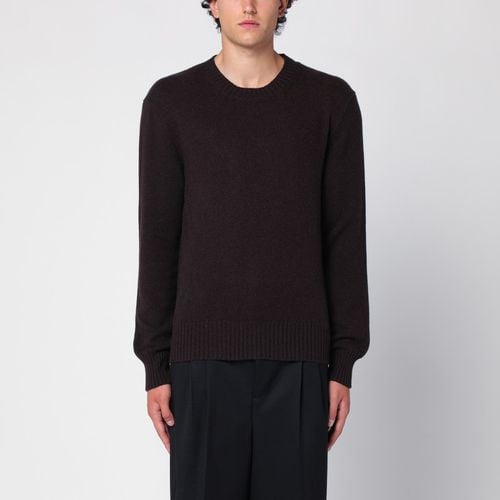 Brown cashmere Ami De Coeur sweater - Ami Paris - Modalova