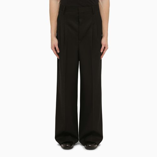 Black wool trousers - Ami Paris - Modalova