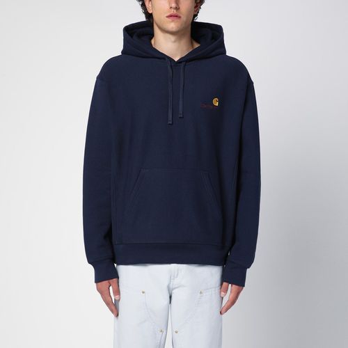 Blauer Hoodie American Script Sweat - Carhartt WIP - Modalova