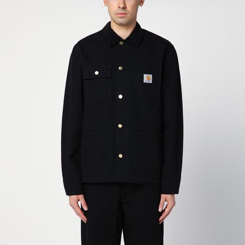 Giacca Michigan Coat Black/Black Rinsed - Carhartt WIP - Modalova