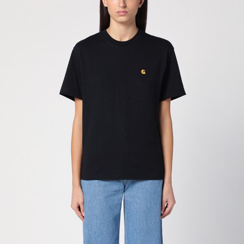 Black W S/S Chase T-Shirt - Carhartt WIP - Modalova