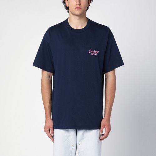 Blaues T-Shirt S/S Friendship - Carhartt WIP - Modalova