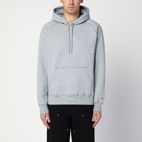 Hooded Chase Sweatshirt Grey Heather/Gold - Carhartt WIP - Modalova