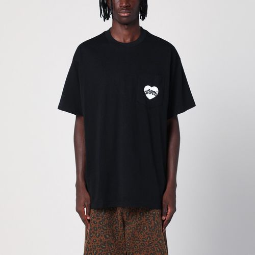 S/S Amour Pocket T-Shirt nera in cotone - Carhartt WIP - Modalova