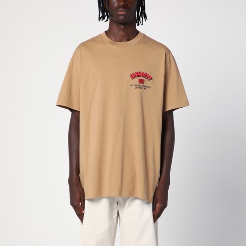 Haselnussfarbenes T-Shirt S/S Super Tired - Carhartt WIP - Modalova