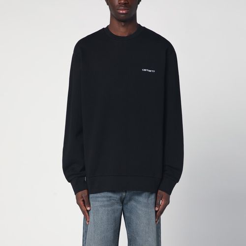 Script Embroidery Black Sweatshirt - Carhartt WIP - Modalova