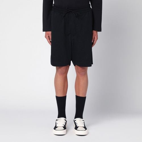 Black cotton-blend short - adidas Y-3 - Modalova