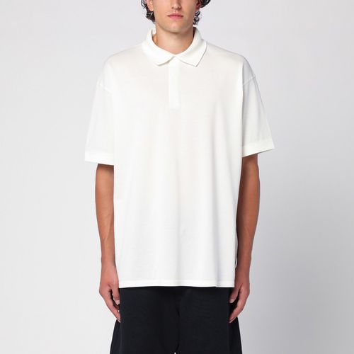 Off white cotton over polo shirt - adidas Y-3 - Modalova