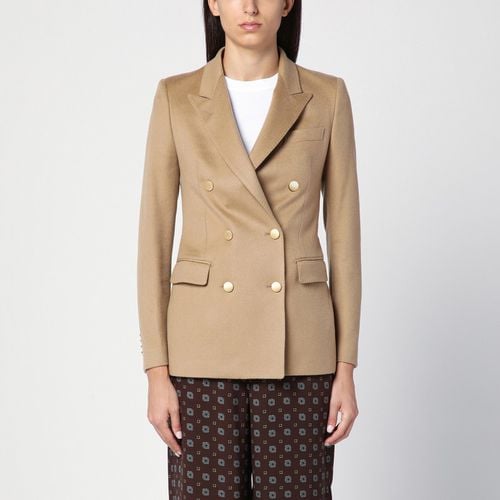 Double-breasted cashmere jacket - Tagliatore - Modalova