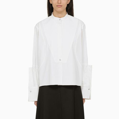 Camicia bianca in cotone con dettagli - Jil Sander - Modalova