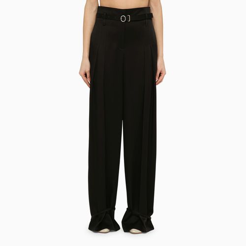 Black tailored trousers with belt - Jil Sander - Modalova