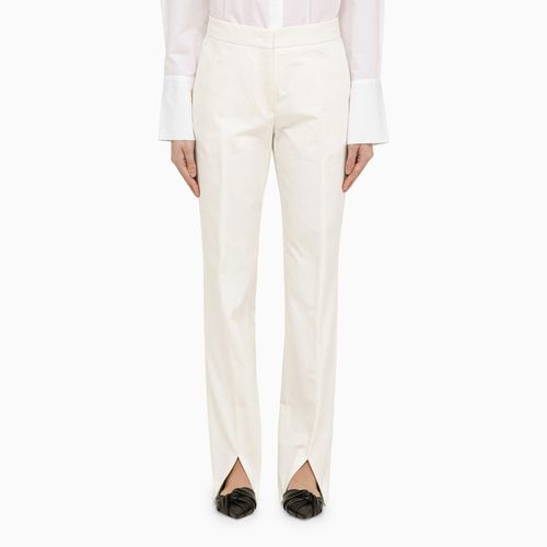 Pantalone in cotone con spacchetti - Jil Sander - Modalova