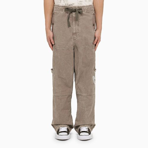 Grey washed effect cotton trousers - Maison MIHARA YASUHIRO - Modalova