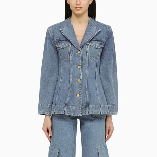 Vintage single-breasted denim jacket - GANNI - Modalova