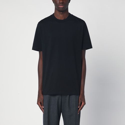 Schwarzes Baumwoll-T-Shirt - Jil Sander - Modalova