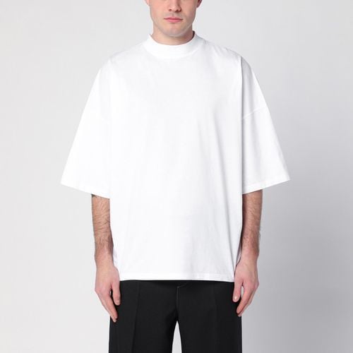 Wide white crew-neck T-shirt - Jil Sander - Modalova