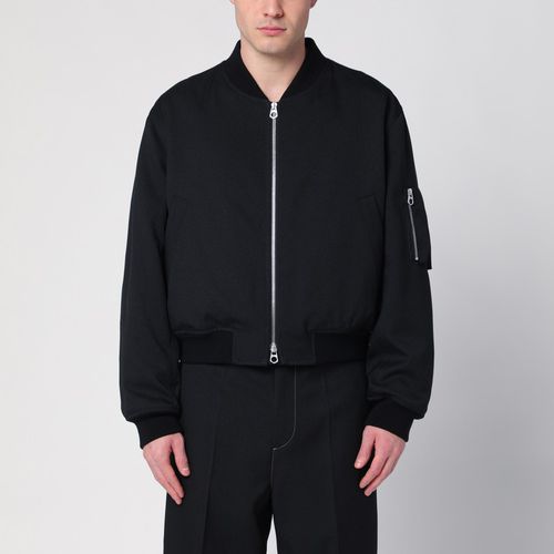 Black zipped bomber jacket - Jil Sander - Modalova