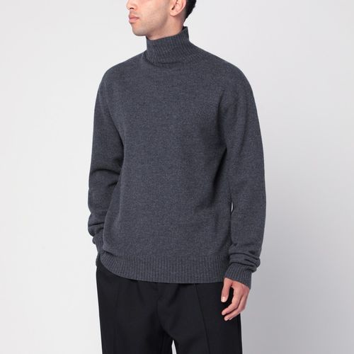 Grey wool turtleneck sweater - Jil Sander - Modalova