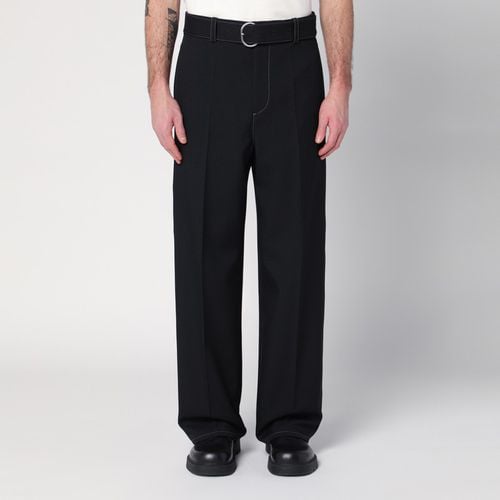 Black trousers with belt - Jil Sander - Modalova