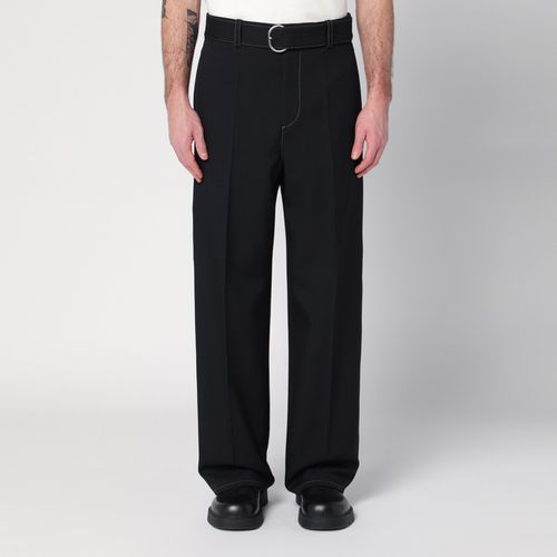 Black trousers with belt - Jil Sander - Modalova